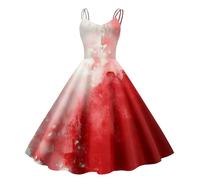 Femmes Robes MéDiéVale Deguisement Adulte Halloween Robe corset gothique sans manches Vintage Renaissance Médiéval Taille Haute Vêtements traditionnelle irlandaise pour femme Carnaval