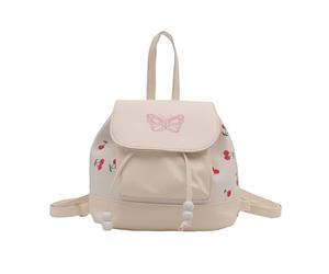 Femmes Sac À Dos En Cuir PU Arc Imprimé Sac À Bandoulière | Sac à dos à cordon pour femme, cuir PU, double sangle réglable, sac seau extérieur imprimé