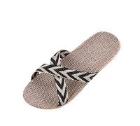Femmes Sandales-Pantoufles pour la mode dames femmes respirant bohême plage sans lacet chaussures appartements sandales décontractées