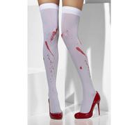 Femmes Sang Taché Bas Autofixant Collant Zombie Halloween Déguisement