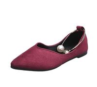 Femmes Shoes De Marche Légères Loisirs Femmes Quatre Saisons Troupeau imprimé léopard antidérapant Plat Bout Rond Respirant sans Lacet Shoes paresseuses (Brick Red, 41)