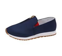 Femmes Shoes De Marche Légères Shoes Talon Carré décontractées pour Femmes de Sport Course supérieures imperméables Marche pour Dames Compensées Été (Blue, 40)