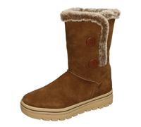 Femmes Skechers Mémoire Mousse Fausse Fourrure Doublé Bottes Cool GAL
