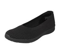 Skechers Femme Be-Cool Wonderstruck Chaussure Baby, Bordure en Tricot Noir, 38 EU