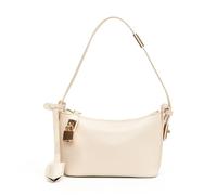 Femmes Small Bag de Sac à bandoulière Couleur massive Pu Leather Femme Sac à main Zipper Sac sous bras en cuir à fermeture éclair avec décor de verrou