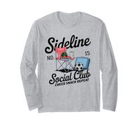Femmes Social Club T -Shirt Soccer Mom Game Day Manche Longue