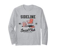 Femmes Social Club T -Shirt Soccer Mom Game Day Manche Longue