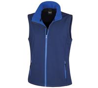 Femmes Softshell Gilet Fermeture Éclair Imprimable Femmes Acket Gilet RESULT