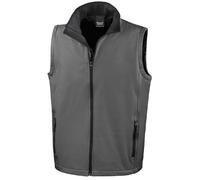 Femmes Softshell Gilet Fermeture Éclair Imprimable Femmes Acket Gilet RESULT