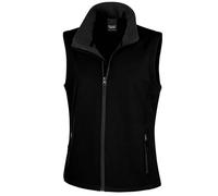 Femmes Softshell Gilet Fermeture Éclair Imprimable Femmes Acket Gilet RESULT