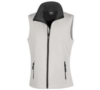 Femmes Softshell Gilet Fermeture Éclair Imprimable Femmes Acket Gilet RESULT