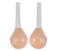 Femmes Soutien-Gorge Voluptueux Lift Up Bra Silicone Adhésif Lift Bra Adhésif Dissimuler Bande De Silicone avec Sangle Dissimuler Lift Sticky Bras Dim Generous Soutien Gorge Emboitant sans (Beige, C)