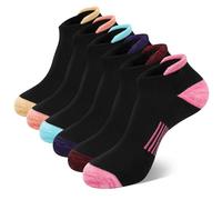 Femmes Sport Running Chaussettes 6 Paires, Femmes Marche Respirant Coton Chaussette Respirant Chaussettes De Travail, Extérieur Randonnée Imperméable à L'eau Bulles Sport Support Chaussette