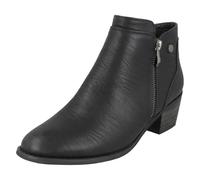 Femmes Spot On Bottines Zippées