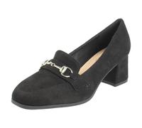 Femmes Spot On Boucle Détaillé à Enfiler Mi Escarpin Talon - F9R0154