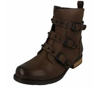 Femmes Spot On Boucle Fermeture Bottes Hiver F5R1019