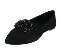 Femmes Spot On Bout Pointu Chaussures Ballerine