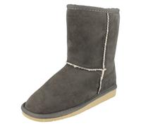 Femmes Spot On Fausse Fourrure Doublé Hiver Bottes