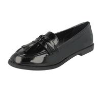 Femmes Spot On Gland Bordure Mocassins - F8R0298