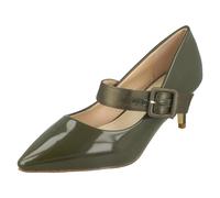 Femmes Spot On Grosse Boucle Escarpin Lanière F90059
