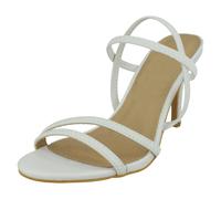 Femmes Spot On Mi Lanière Talon Sandales F1R2015