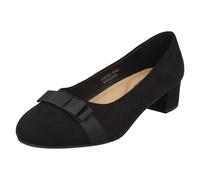 Femmes Spot On Talon Bloc Habillé Coupe Large Escarpin 'F9r0151'