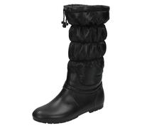 Femmes Spot On X1R164 Souple Jambe Bottes Caoutchouc