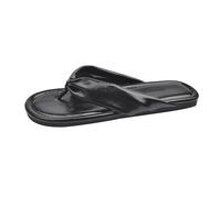 Femmes Style Fée Décontracté Chien Clip Toe Chaussures de Plage Féminin Français Extérieur Porter Fond Plat Un Mot Tirer Chaussures Femme Élégantes Hiver, Noir , 37 EU