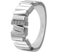 Femmes taille 54 17,2 anneaux SilberDream blanc argenté Bijoux anneaux D2SDR412W54
