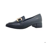 Femmes Tamaris Mocassins Synthétique Glissement/ouvert Talon bloc - black 020 40