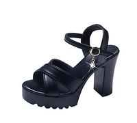 Femmes té Sandales Marche Fermées LéGères Plateforme Talon Haut Des Confortable Mules Sabots Femme Vacances Sandale RéTro légantes Pieds Compensés Pantoufle/Sandales