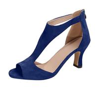 Femmes té Sandales Marche Tong Femme Confortable Chaussons Plateforme Talon Haut Des Mules Chunky Légères Semelles paisses Chaussures Bout Ouvert Vintage Antidérapantes Respirantes