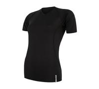 Femmes tee-shirt SENSOR Coolmax Tech kr. manche noire S