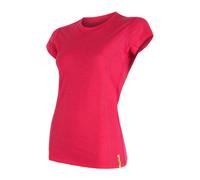 Femmes tee-shirt SENSOR Mérinos Actif magenta M