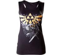 Femmes The Legend of Zelda noir et or Lien Tank Top: X Large Noir G