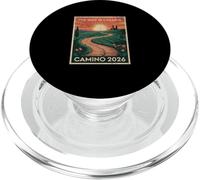 Femmes The Way is Calling Camino 2026 Vintage Paysage PopSockets PopGrip pour MagSafe