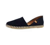 Femmes Verbenas Mocassins Carmen Cuir Glissement/ouvert Plat - Marino 38