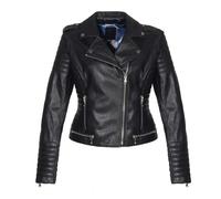 Femmes Veste en Cuir Graza Nappa Agneau Véritable Blouson Motard de Printemps