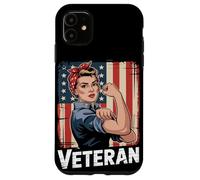 Femmes vétérans femmes drapeau américain Journée des anciens combattants Coque pour iPhone 11