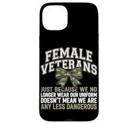 Femmes vétérans We Don't Wear Uniform But Still Strong Coque pour iPhone 15 Plus