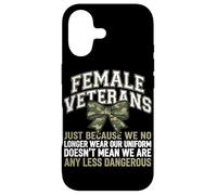 Femmes vétérans We Don't Wear Uniform But Still Strong Coque pour iPhone 17