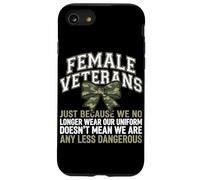 Femmes vétérans We Don't Wear Uniform But Still Strong Coque pour iPhone SE (2020) / 7/8