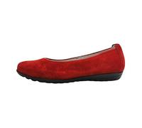 Femmes Waldläufer Ballerine Hesima Cuir Glissement/ouvert Plat - 019 rubis 40