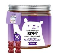 Femm'tastique SPM Cycle équilibré - Confort prémenstruel - avec 30mg de Poivre des moines, Vitamine B6 et Extrait de Dong Quai - 30 unités (1 Mois) - Vegan - Bears with Benefits
