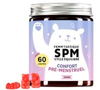 Femm'tastique SPM - Cycle Équilibré et Bien-Être - avec 30mg de Poivre des moines, Vitamine B6 et Extrait de Dong Quai - 60 unités (1 Mois) - Vegan - Bears with Benefits