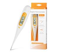 femometer Thermomètre Bebe et Adulte Résultat Précis en 10 Secondes Orange | Simple à Utiliser, Fiables, ℃/℉