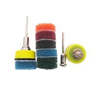 FEMSIS 54 pièces 1 pouce tampon à récurer avec tampon de ponçage for Dremel ponceuse éponge à récurer robuste for voitures, bois métal polissage et meulage