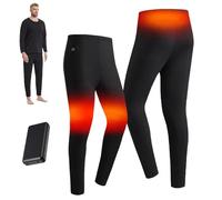 Femxizor sous-vêtement Thermique Chauffant Intelligent, Chemise Chauffante pour Cyclisme en Plein Air, Caleçon Long pour Hommes Et Femmes, Vêtements Chauffants avec Batterie,XS, Men Pants