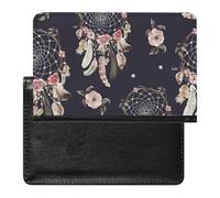 FENAC Protecteur De Carte De Vaccination Attrape-Rêves Portefeuille Pochette Etui De Protection