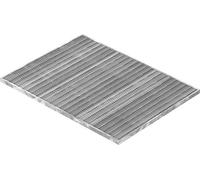 Fenau | Caillebotis/Grille conforme aux normes de l'industrie du bâtiment, Dimensions : 590 x 790 x 20 mm, Dimensions du maillage: 30/10 mm, galvanisée, cadre: 600 x 800 x 23 mm)